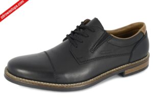 Rieker 13506-00 SCHWARZ półbuty męskie