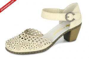 Rieker 40902-60 BEIGE sandały damskie