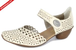 Rieker 43753-60 BEIGE sandały damskie