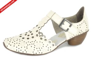 Rieker 43796-60 BEIGE sandały damskie