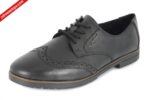 Rieker 45304-00 SCHWARZ półbuty damskie