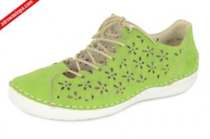 Rieker 52518-52 GRUN półbuty damskie