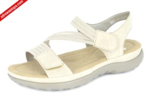 Rieker 64870-62 BEIGE sandały damskie