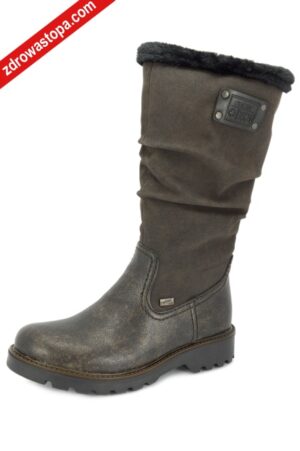 Rieker 73291-25 BRAUN kozaki damskie