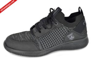 Rieker B7475-00 SCHWARZ półbuty męskie