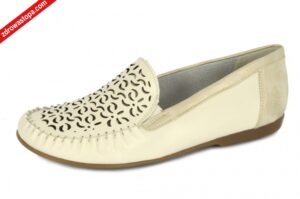 Rieker L6350-60 BEIGE półbuty damskie