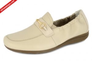 Rieker L9354-60 BEIGE półbuty damskie