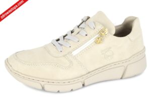 Rieker M0131-60 BEIGE półbuty damskie