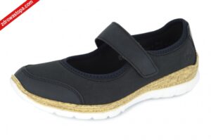 Rieker N42B0-14 BLAU półbuty damskie