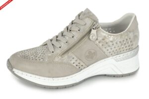 Rieker N4327-80 METALLIC półbuty damskie