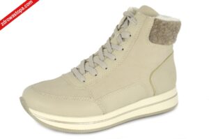 Rieker N4508-60 BEIGE botki damskie