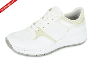 Rieker N6502-80 WEISS półbuty damskie