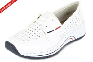 Rieker N6557-80 WEISS półbuty damskie