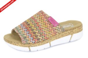 Rieker V2369-90 MULTI klapki damskie