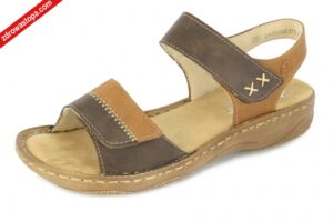 Rieker V2860-24 BRAUN sandały damskie