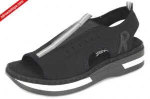 Rieker V59B5-00 SCHWARZ sandały damskie