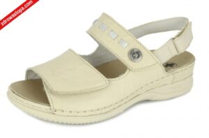 Rieker V7473-61 BEIGE sandały damskie