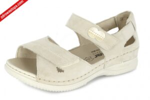 Rieker V7474-60 BEIGE sandały damskie