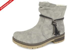 Rieker Y7463-40 GRAU botki damskie