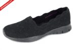 Skechers 158867/BBK BLACK baleriny damskie