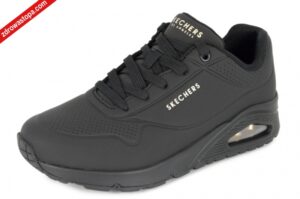 Skechers 73690W/BBK BLACK półbuty damskie