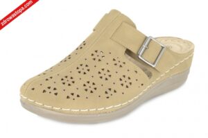 Skotnicki KL-4-4026 KHAKI klapki damskie