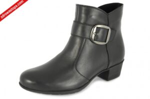 Solidus 35025-00812 SCHWARZ botki damskie