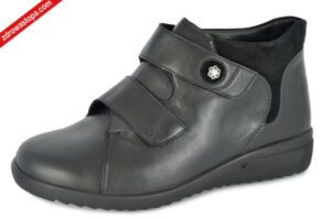 Solidus 49504-00105 SCHWARZ botki damskie
