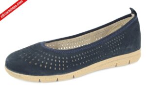 Tamaris 82101-20 805 NAVY baleriny damskie