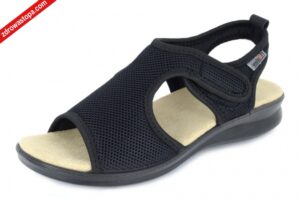 Unisoft 24SD02-7198 BLACK sandały damskie