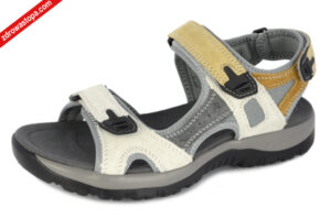 Unisoft 25SD18-8733 BEIGE YELLOW sandały damskie