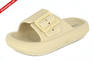 Vinceza 75207 BEŻOWY klapki damskie