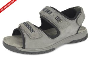 Waldlaufer 372002 191 007 ASPHALT sandały męskie