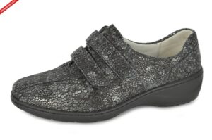 Waldlaufer 607302 147 001 SCHWARZ półbuty damskie