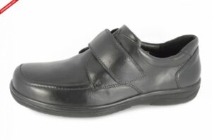 Waldlaufer 633301 191 001 SCHWARZ półbuty męskie