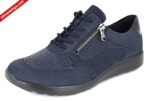 Waldlaufer 634K02 304 845 MARINE NOTTE półbuty damskie