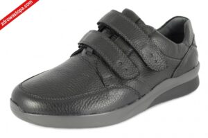 Waldlaufer 654302 199 001 SCHWARZ półbuty męskie