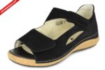 Waldlaufer 681K80 200 001 SCHWARZ sandały damskie