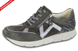 Waldlaufer 781004 404 052 CARBON GREY półbuty damskie