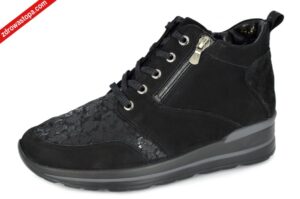 Waldlaufer 807M81 301 001 SCHWARZ botki damskie