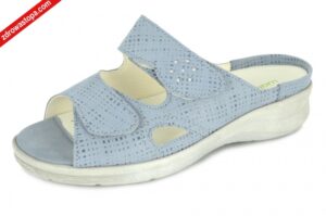 Waldlaufer 811503 326 267 SKY SILBER klapki damskie