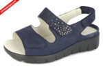 Waldlaufer 870004 162 217 MARINE sandały damskie