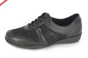 Waldlaufer M13012 310 001 SCHWARZ półbuty damskie