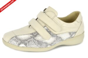 Waldlaufer M54302 227 428 PERL WEISS półbuty damskie
