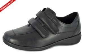 Waldlaufer M54302 260 001 SCHWARZ półbuty damskie