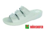 Worishofer K3P 3 paski kolce klapki damskie