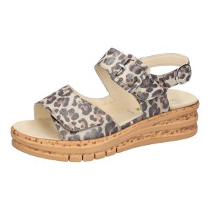 Waldlaufer 677001 145 060 BEIGE sandały damskie