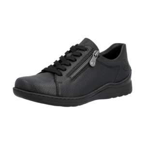 Rieker 48901-00 SCHWARZ półbuty damskie