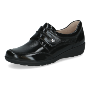 Caprice 24753-45 017 BLACK NAPLAK półbuty damskie