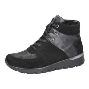 Waldlaufer 626K82 304 001 SCHWARZ botki damskie